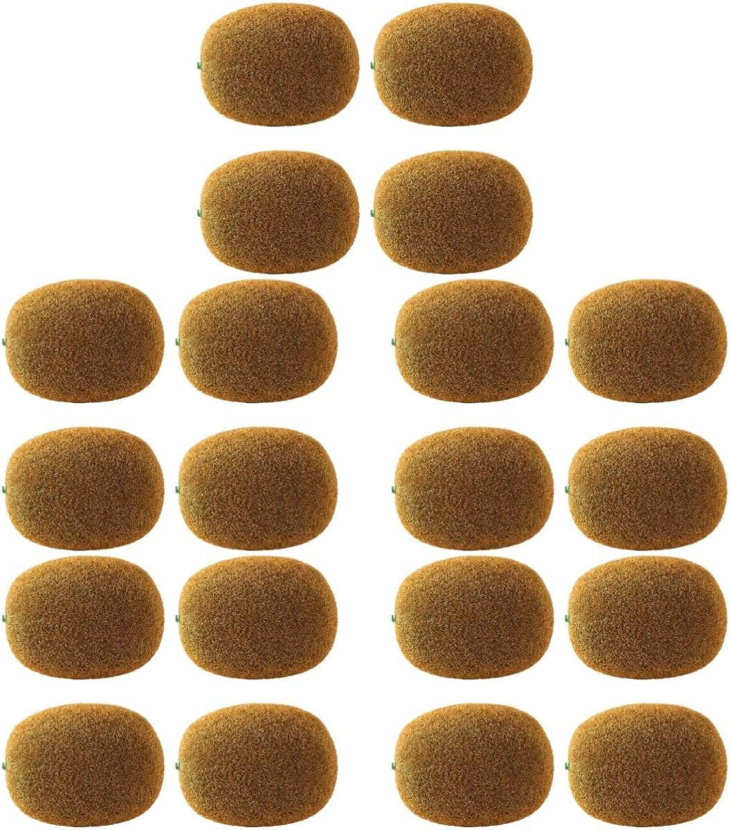 Alipis 20pcs Realistic Faux Kiwifruit Models Fake Fruit Decorations for Kitchen Artificial Fruit Adornments