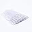i-Laesh Skinny Mascara Wands - Eyebrow Brushes for Lash Extensions, Beauty Makeup Tool - 50 Pcs (Crystal White)