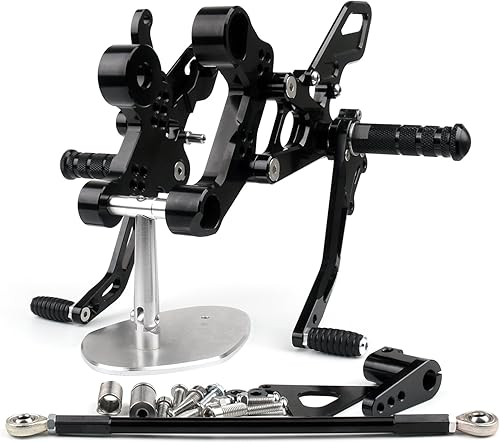 Areyourshop Juego de clavijas traseras ajustables para Yamaha MT-09 FZ-09 2014-2016