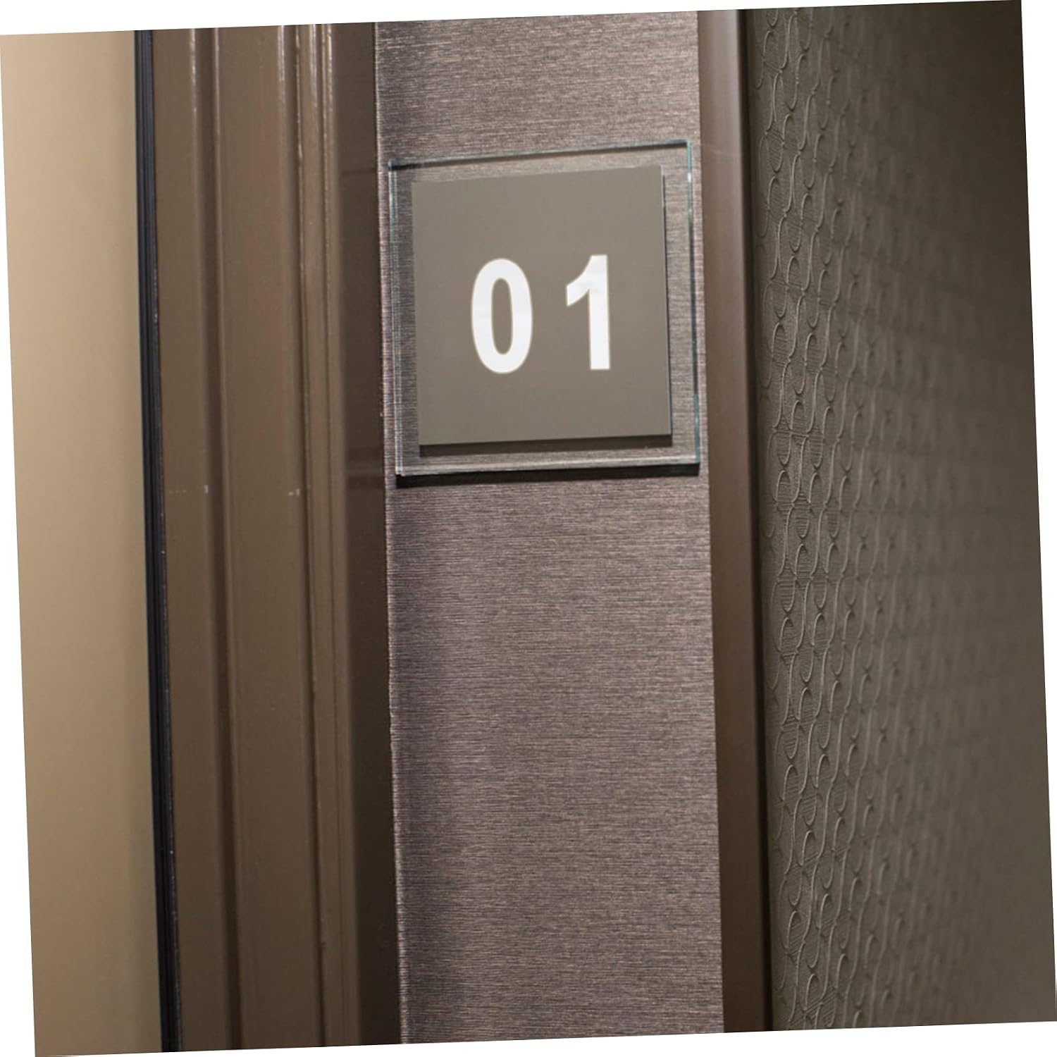 4sets Mailbox Number Labels Weatherproof Reflective Stickers for Outdoor Address Numbers
