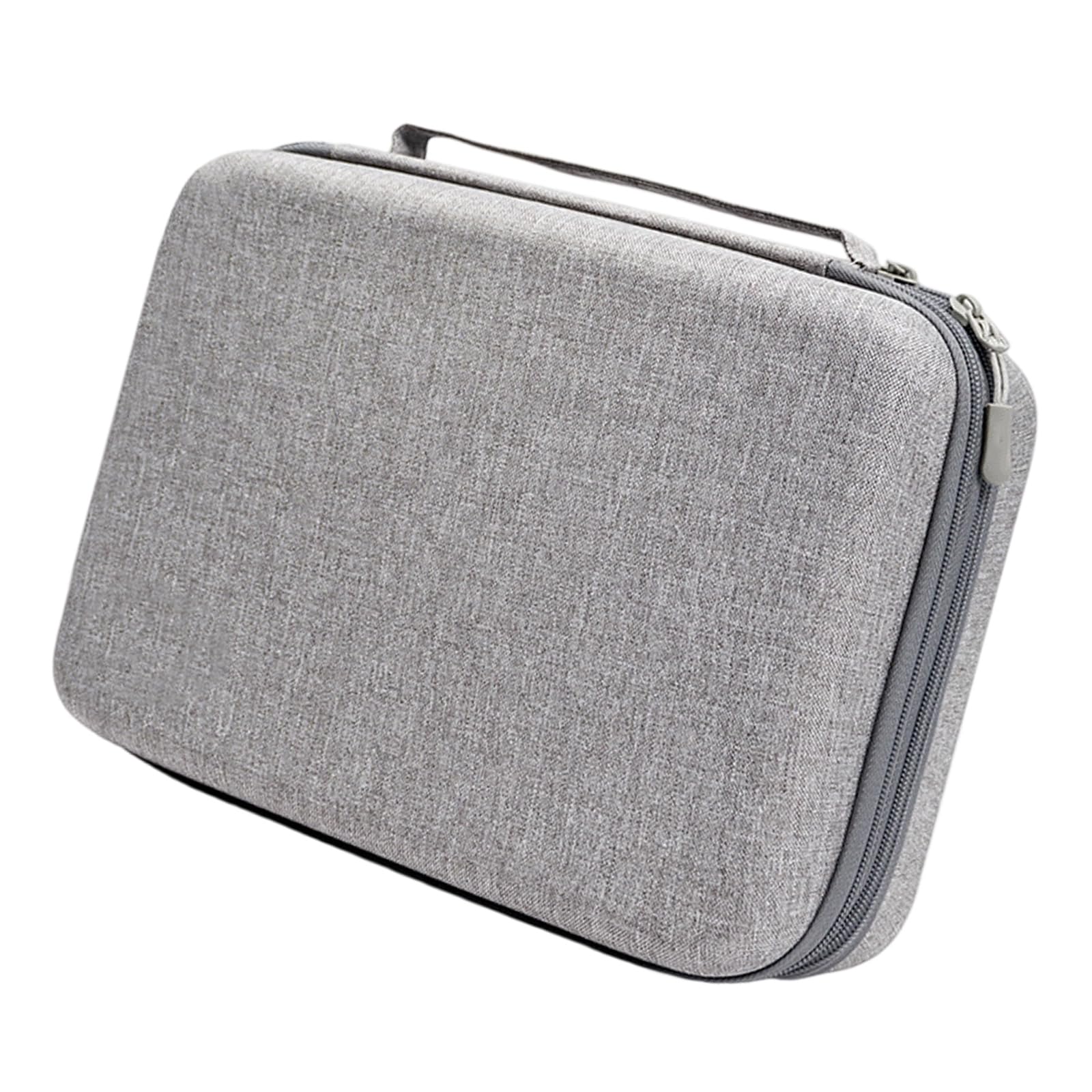 Custodia ergonomica doppia custodia protettiva impermeabile organizer per viaggio antiurto gadget elettronici borsa di immagazzinaggio, grigio