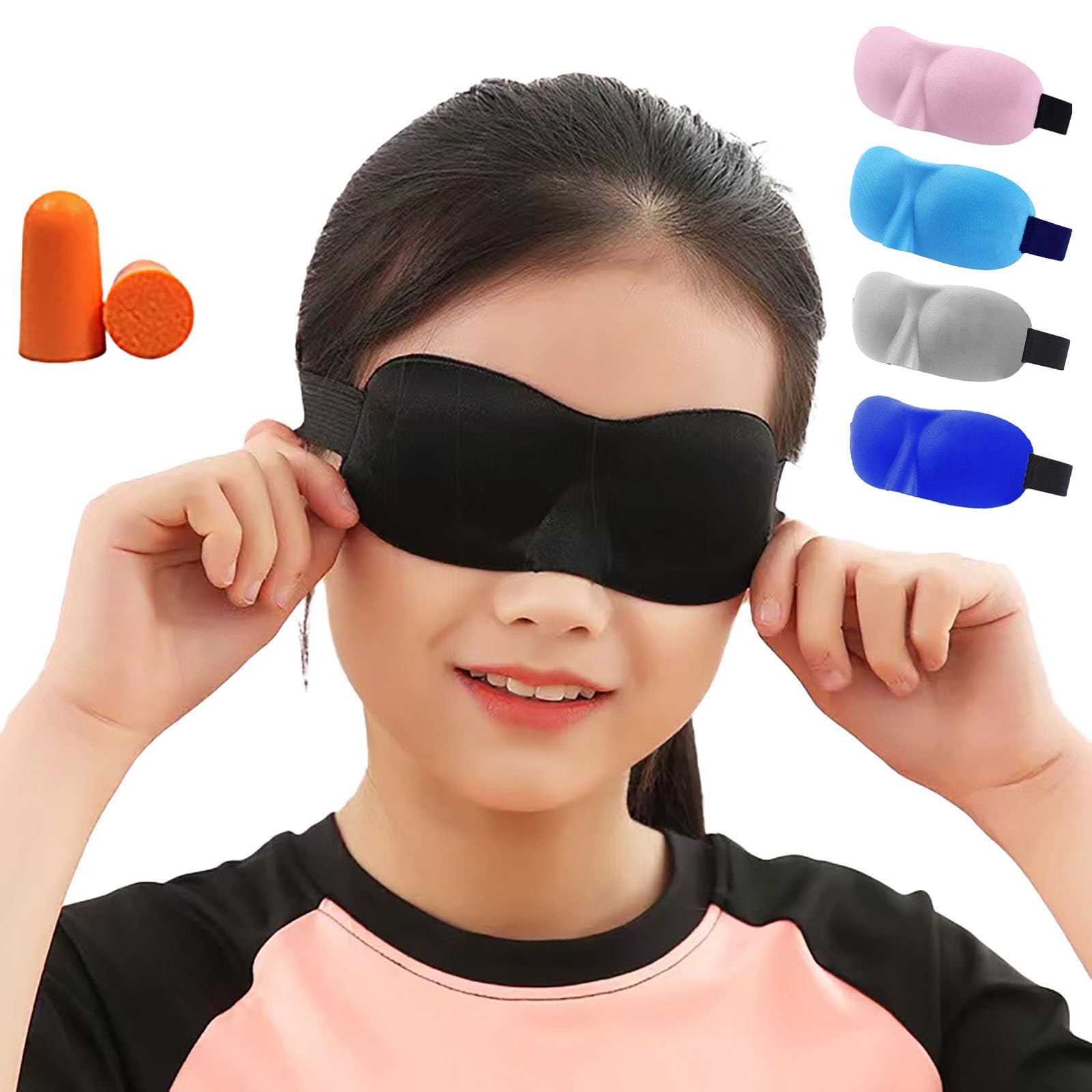 Amazon.co.jp: wulsalio アイマスク 睡眠用 安眠 3D立体 遮光目保護