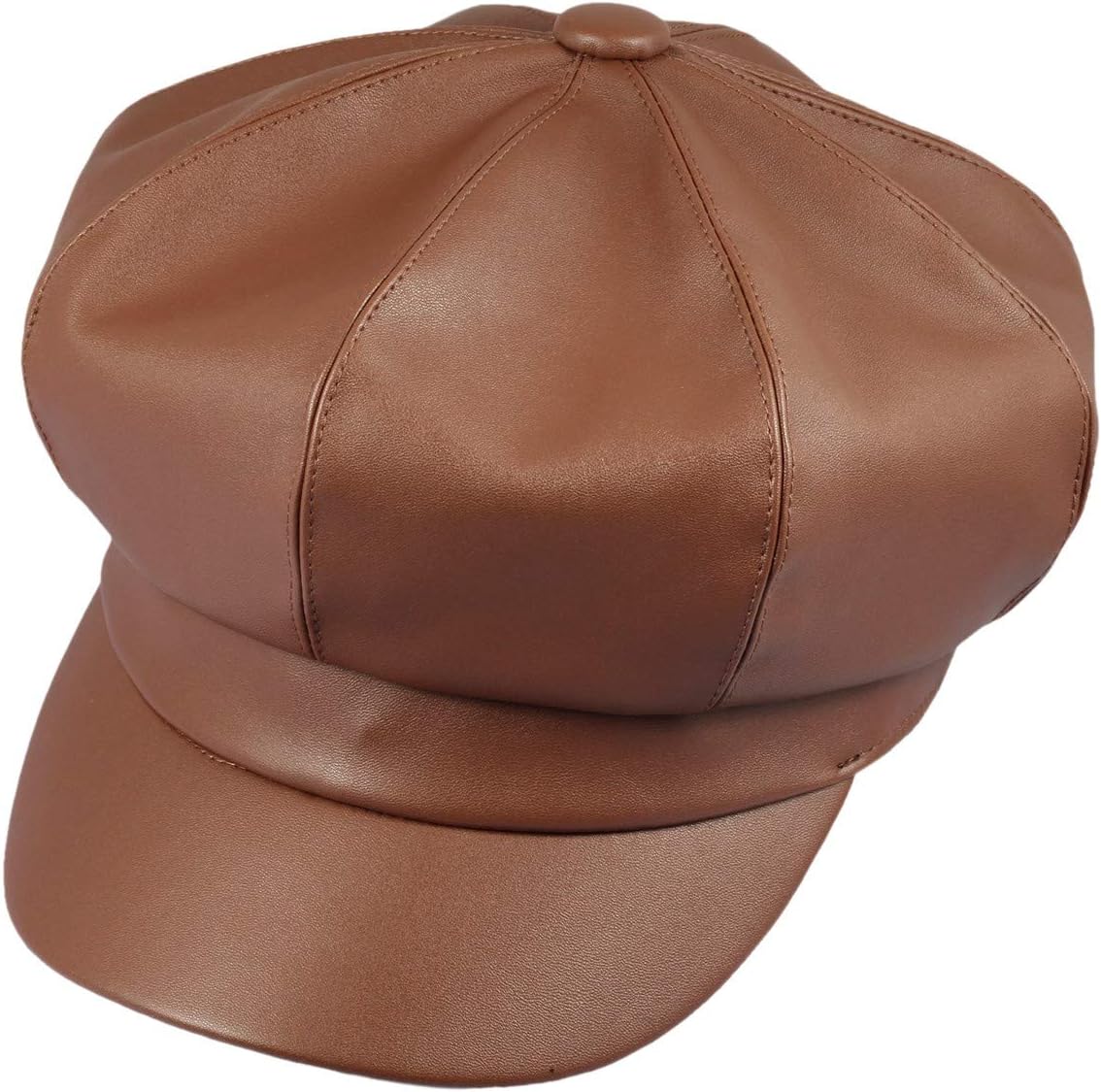 moonsix Newsboy Hat,Plain Cabbie Visor Beret Gatsby Ivy Caps for Women - Image 3