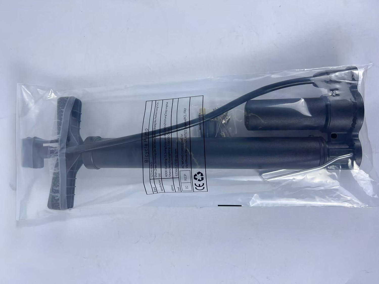 Bomba De Bicicleta Portátil, Bombas De Pie Para Bicicleta Con Manómetro