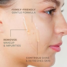 Beauty by Earth Clean Face Wash - USA Made with Organic & Natural Ingredients, Non-Toxic Facial Cleanser