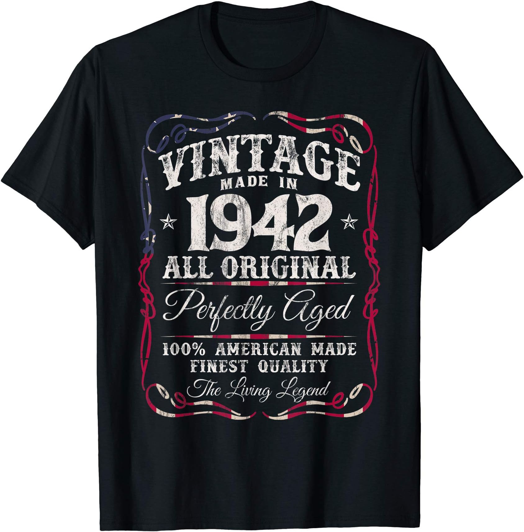 Vintage USA Legends Born in 1942 Classic 82nd Birthday T-Shirt