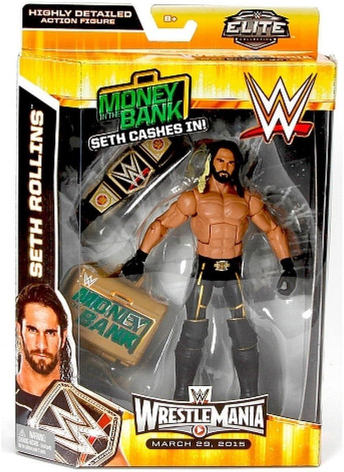 WWE, Elite Collection Wrestlemania 31, Seth Rollins Action Figure