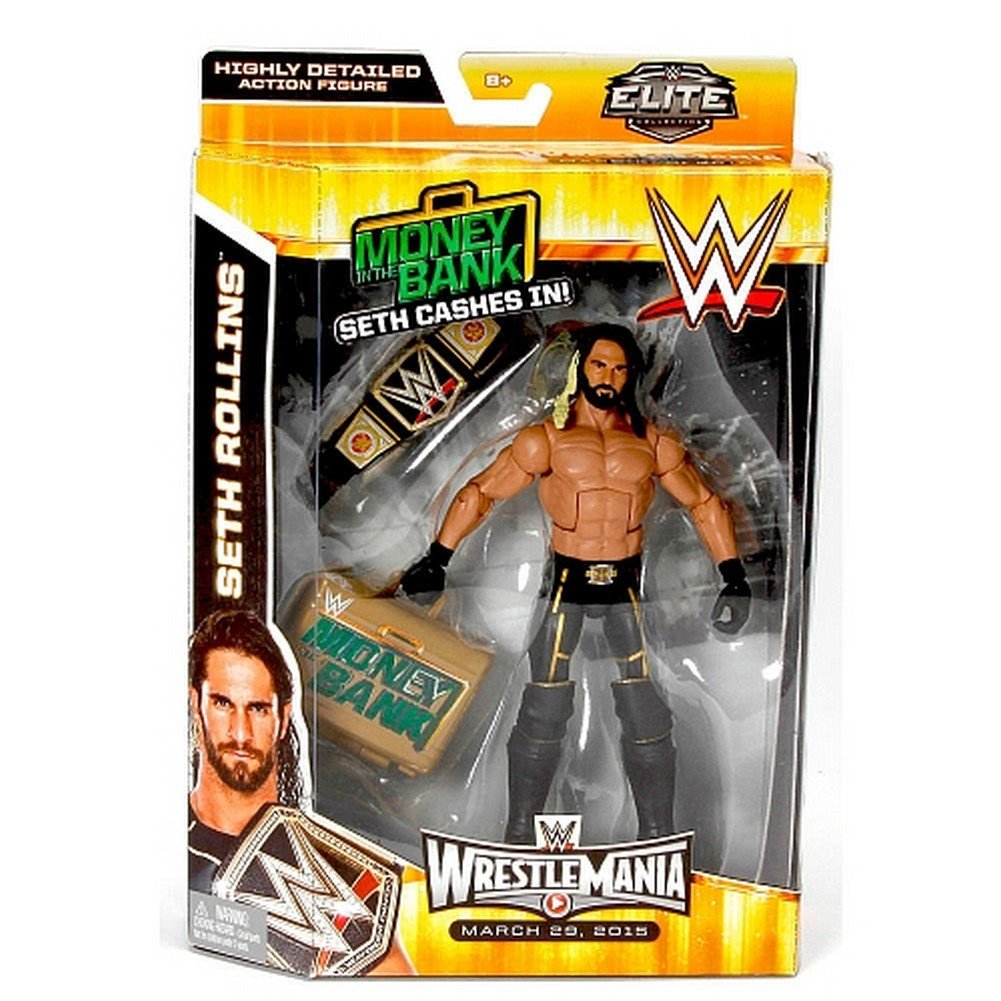 未開封品！WWE Seth Rollins エリートフィギュア WWE, Elite Collection Wrestlemania 31, Seth Rollins Action Figure