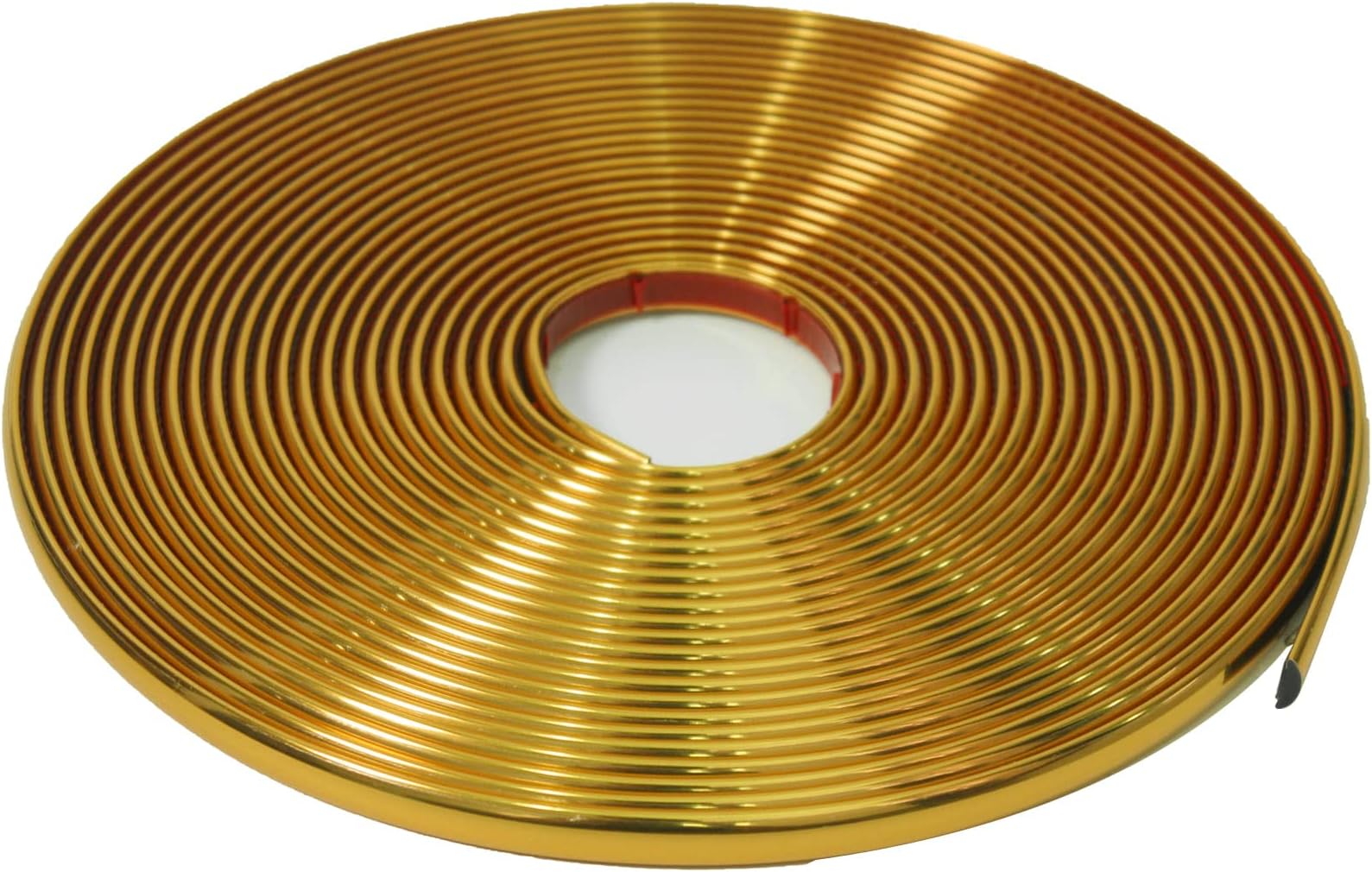 32.8 Ft Peel and Stick Trim, Waterproof Molding for Walls, Edges, Borders, Window Frames, Backsplash Tiles, Flexible and Self Adhesive Gold