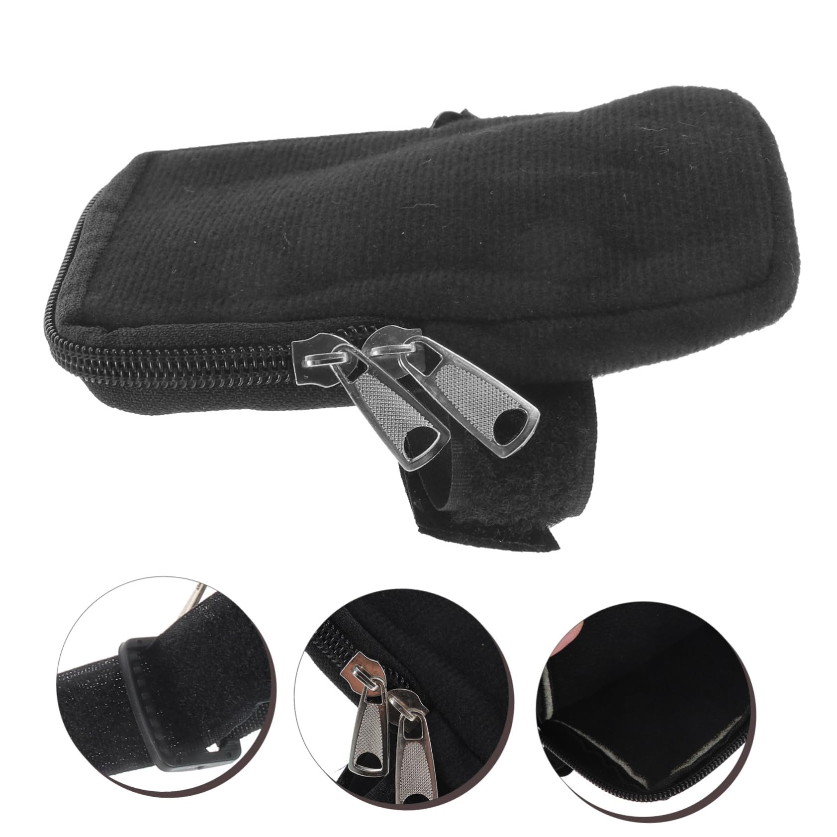 UPKOCH 5 Stück Cup-Tasche Handhaben Tragbar Reisen Flasche Im Freien Wasser Wandern Beutel Schlank Becher Tragetasche Aufbewahrungstasche Für Tasse Black Segeltuch