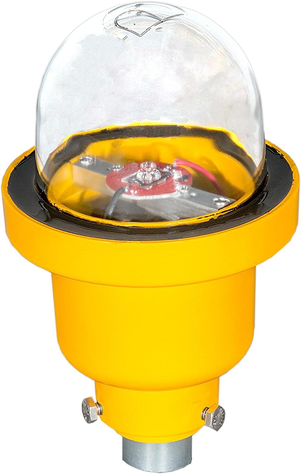 Single LED FAA L-810 Steady-Burning Obstruction Light, Red, 96-250V AC