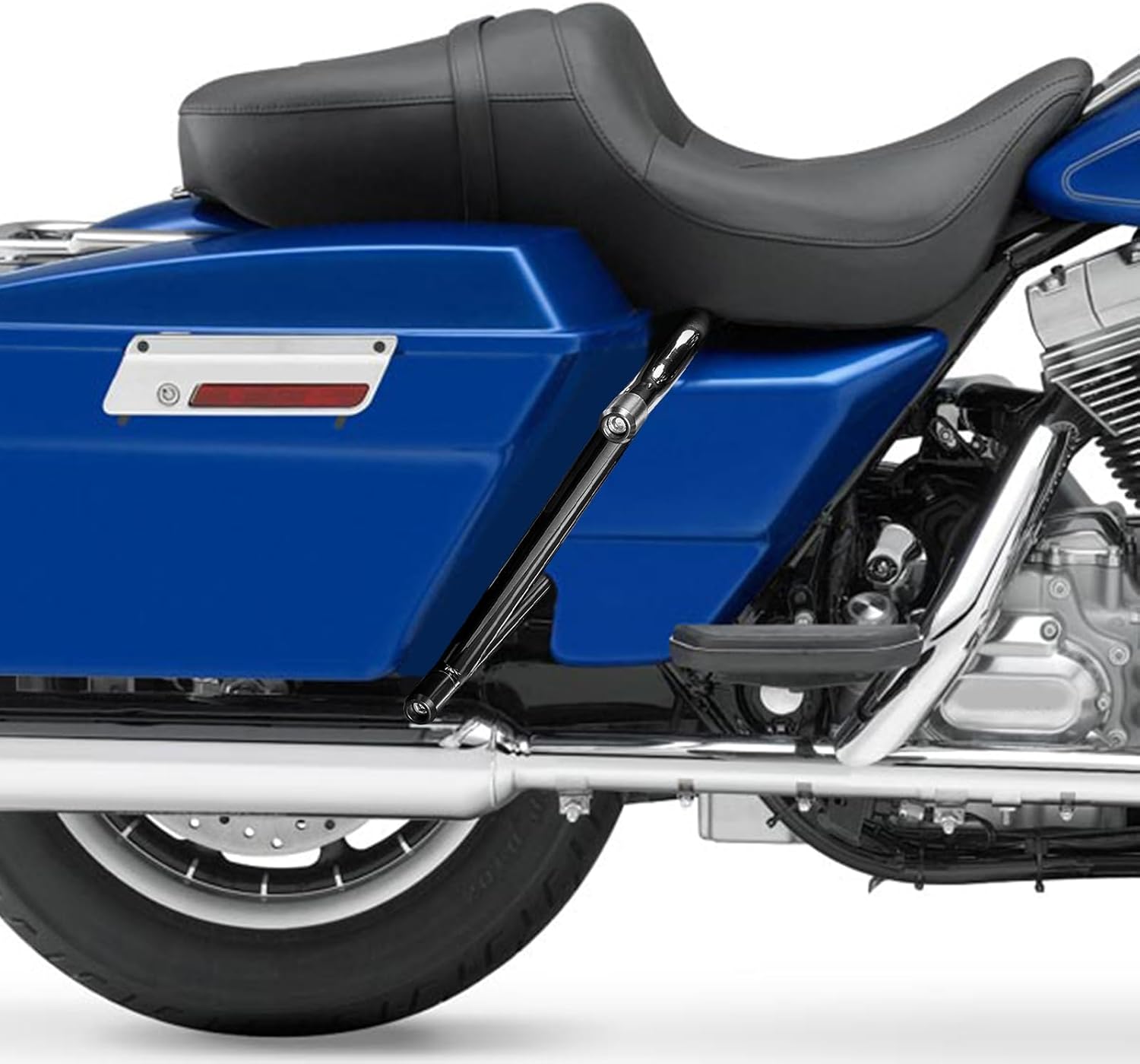Mofun Rear SaddleBag Guard Crash Bar Fit for Harley Touring 1997-2008