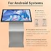 Touch Screen Kiosk 21.5/32 Inch, LCD Advertising Display 1920x1080 HD IPS Digital Signage Display, Floor Standing Interactive Kiosk for Retail/Lobby 21.5