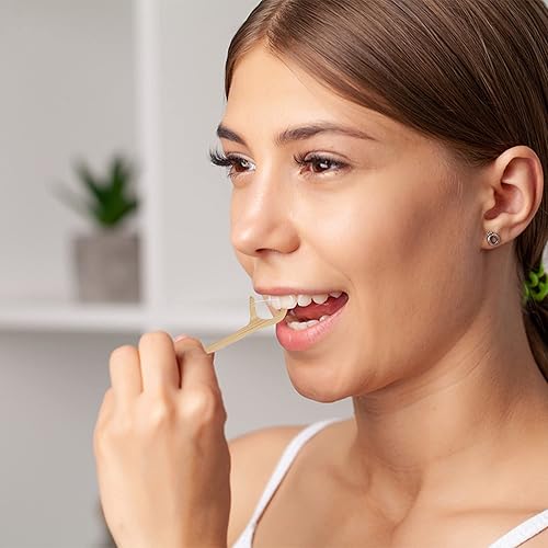 Miniatura 3 de BOONBOO Púas de hilo dental de bambú, 20 unidades