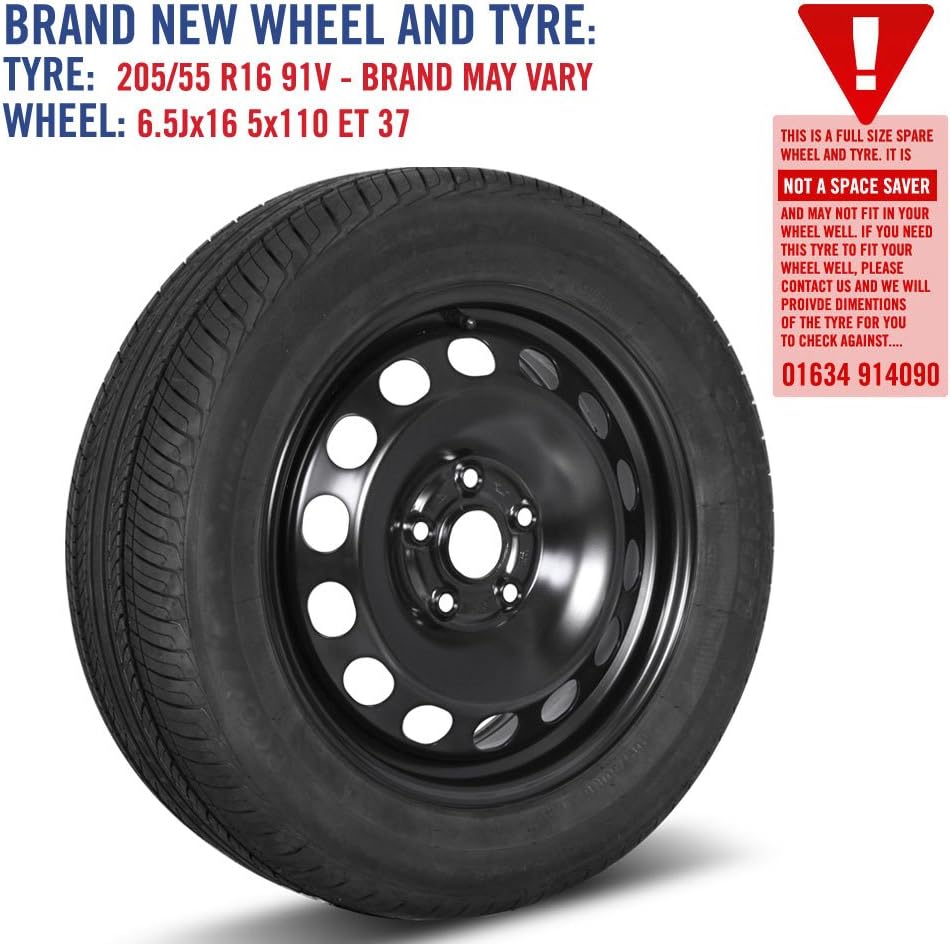 Vauxhall Meriva 16 inches spare wheel, rim and tyre