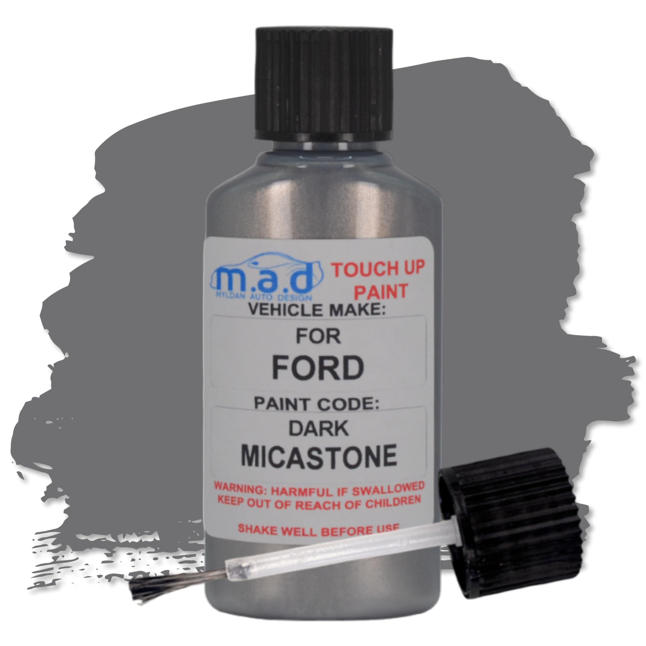 M.a.d Myldan Auto Design Paint Only M.a.d For Ford Dark Micastone Touch Up Kit Compatible With Fiesta Focus Puma Kuga Galaxy (, 30 Milliliters)