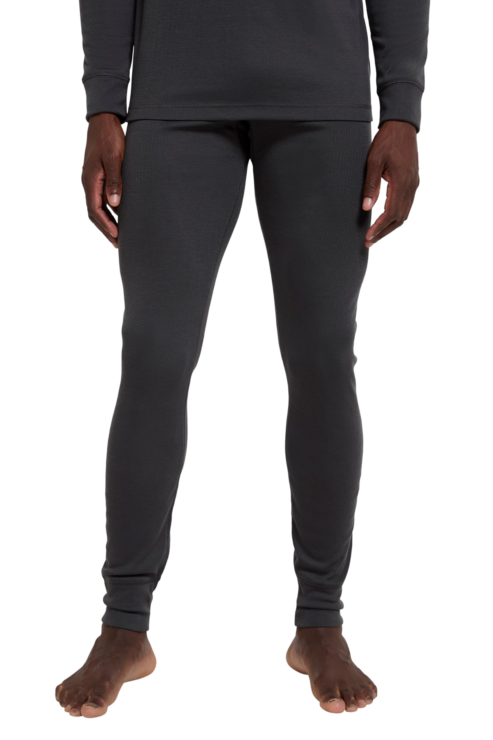 Mountain Warehouse Talus Mens Thermal Baselayer Trousers - Lightweight & Breathable Pants - for Spring Summer, Camping, Hiking & Outdoors Charcoal 4XL