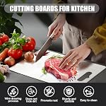 Titanium Cutting Board,2026 New Upgrade 100% Pure Titanium Cutting Boards for Kitchen,Double-Sided Food-Grade Metal Chopping Boards,Easy to Clean, Non-Stick & Odor-Resistant (XL 11×15.5 in)