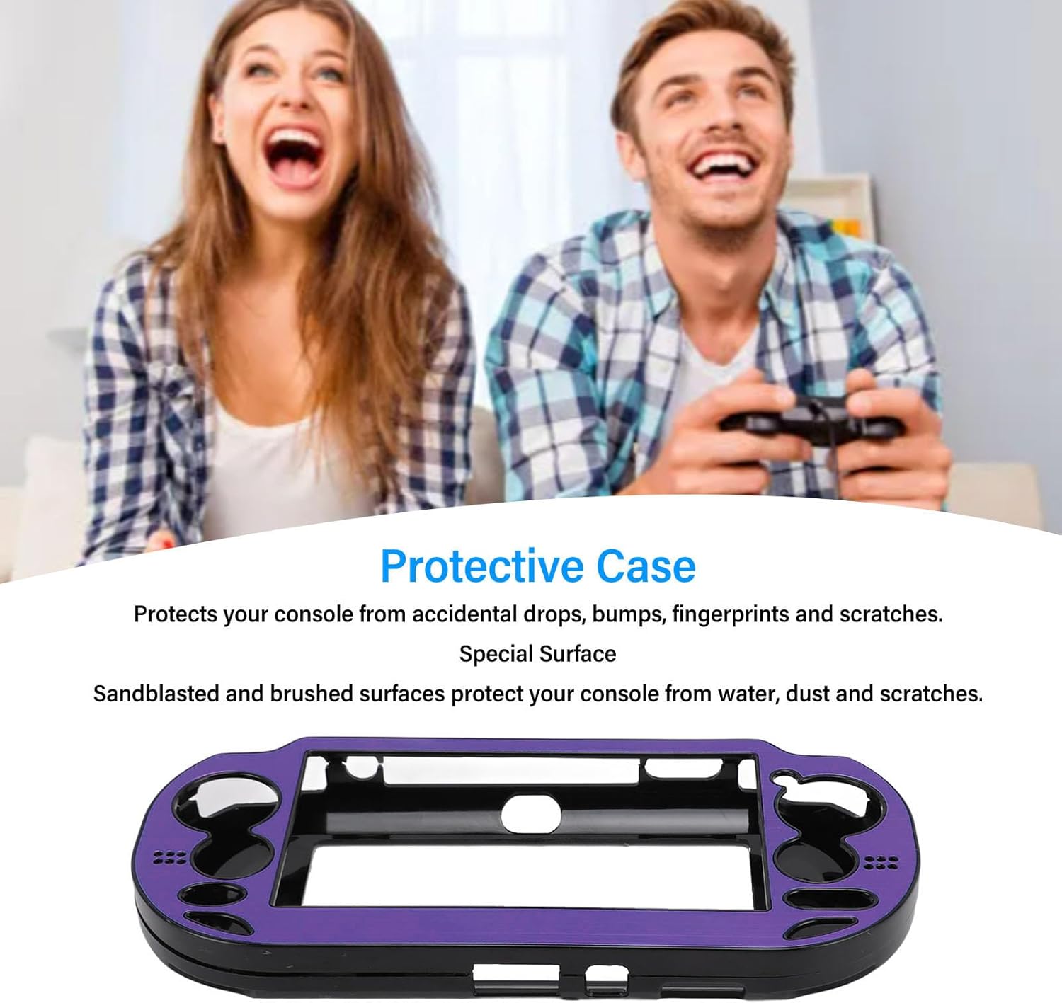 Colorful Aluminum Metallic Case for PS Vita 1000 Console PS Vita 1000 Case with Accessible Button Component for PS Vita Case with Precise Size and Hole