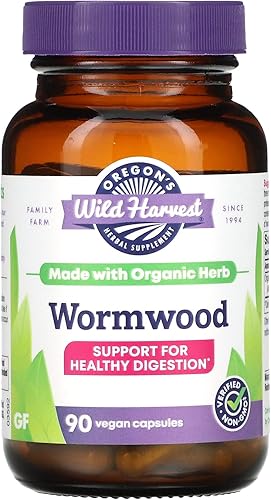 Oregons Wild Harvest, Ajenjo, 90 cápsulas vegetales