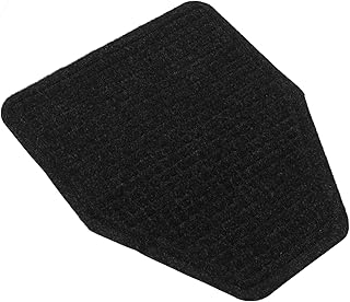 KESYOO 滑り止め吸収性小便器マット 男性用トイレ用フロアマット 洗える浴室用小便器パッド ダークグレー正方形