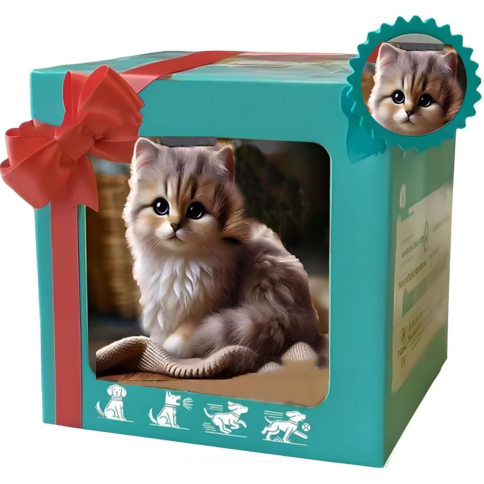 Nioo – My Realistic Robot Cat, Nico Cat Robot for Adults, AI Nico Robot Cat – Walking, Barking, Tail Wagging B