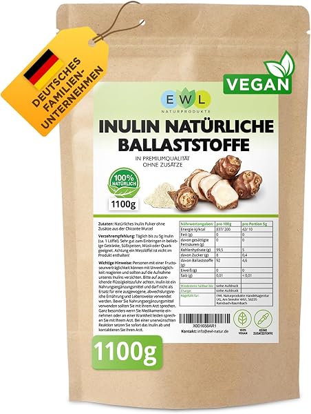 EWL Naturprodukte Inulin Pulver 1100g