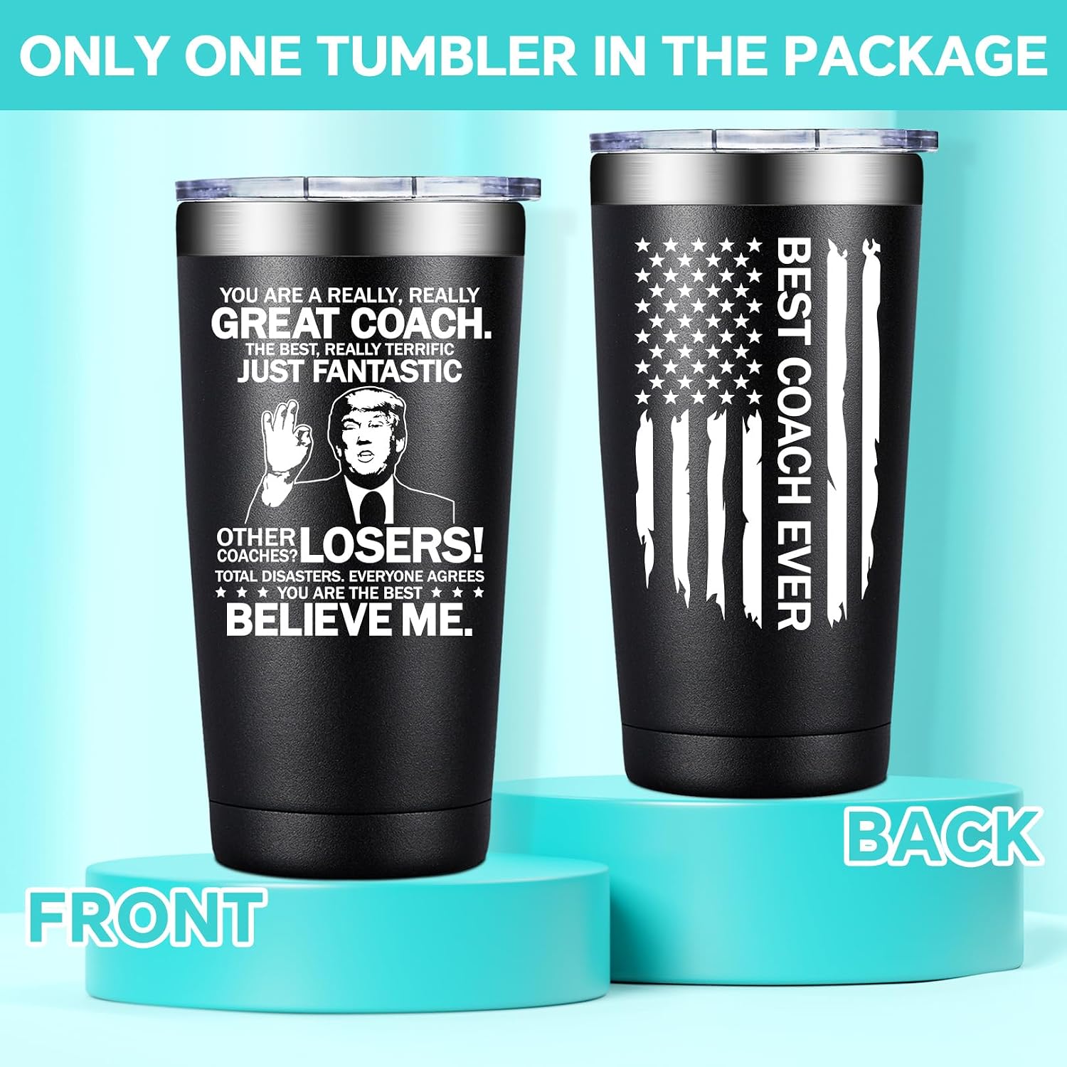 BIRGILT Best Coach Gifts for Men, Women - Baseball Coach Gifts - Thank You Gift for Coaches Soccer, Softball, Basketball, Football, Hockey, Swim, Volleyball - Coaches Appreciation Gift - 20oz Tumbler image 2