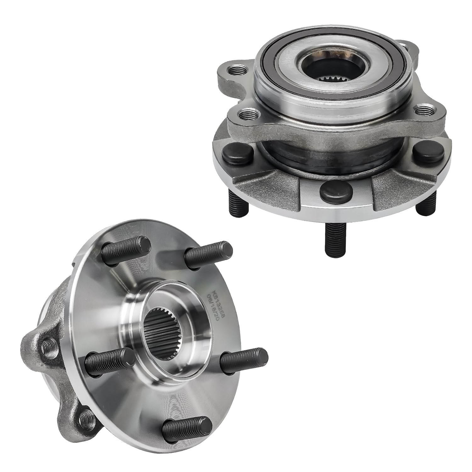 Detroit Axle - Front Wheel Bearing Hubs for 06-18 Toyota Rav4 11-16 Scion tC, 2011 2012 2013 2014 2015 2016 Wheel Bearing and Hubs Assembly Set, Pair Hubs 16-19 Toyota Mirai Replacement