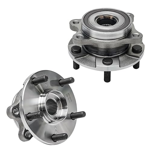 Miniatura 20 de Detroit Axle - 2 bujes de cojinete de rueda delantera para Ford Mustang 2005-2009 2006 2007 2008 Juego de rodamientos de cubo de rueda de repuesto