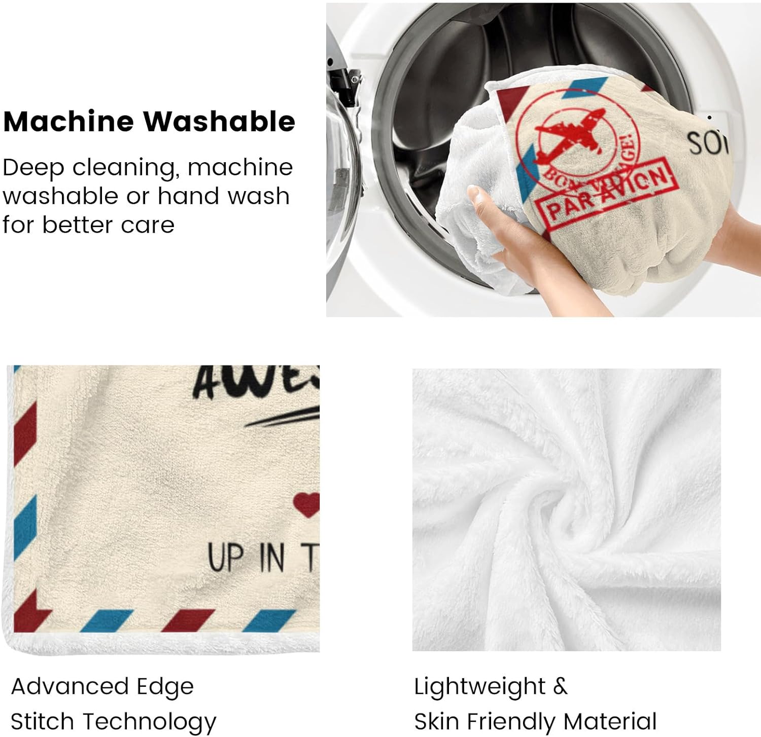 Mom Blanket 60"x50",Best Mom Ever Gifts, Mommy Gifts from Daughter Son,Mother Birthday Gifts,Mom Gifts for Christmas, Mother's Day,I Love You Mom Blanket - Image 7