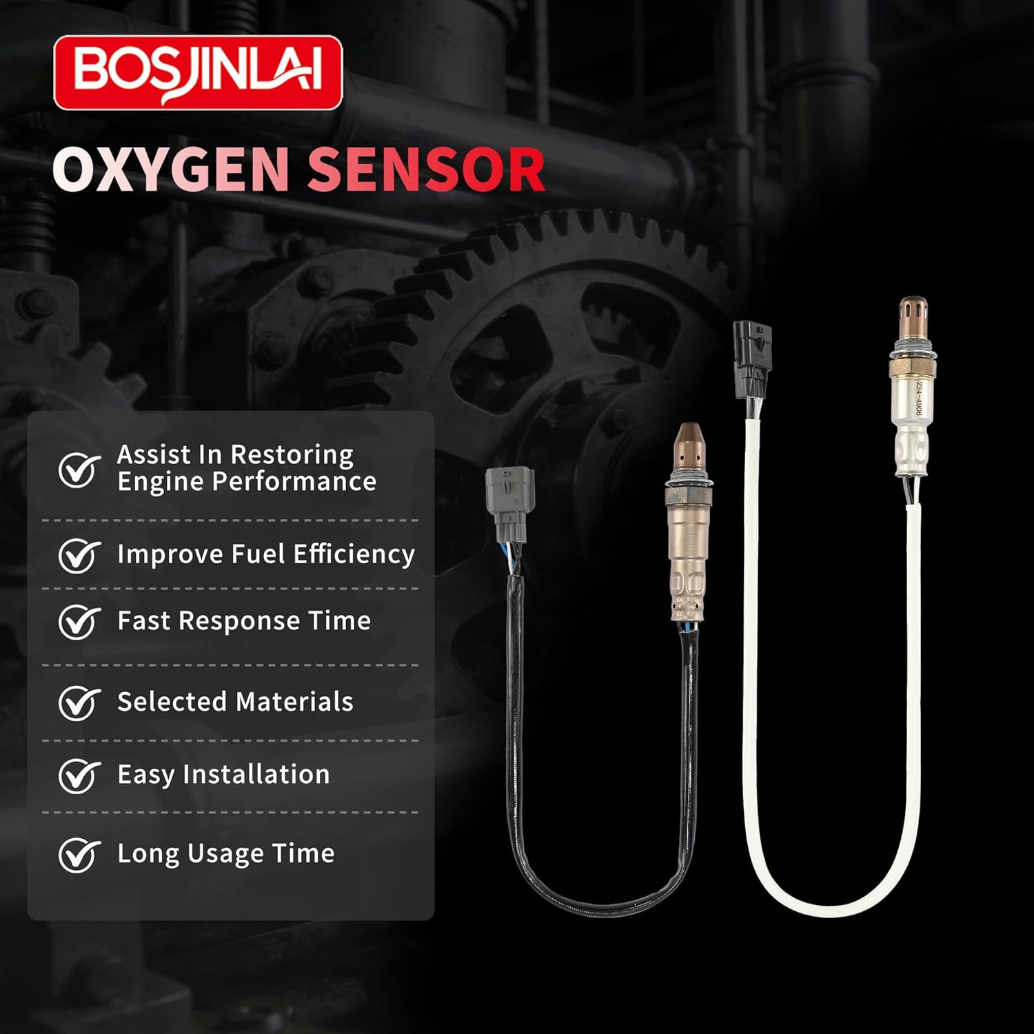 O2 Oxygen Sensor Upstream Downstream for Nissan Rogue S SV SL Advance Exclusive Sense Special Edition 2.5L L4 2014-2019 2Pcs