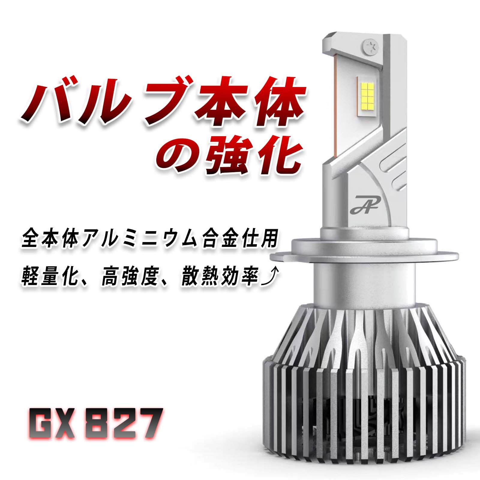 Amazon | HYUGA LEDヘッドライト GX827 H1 ダイハツ コペン l880k用の