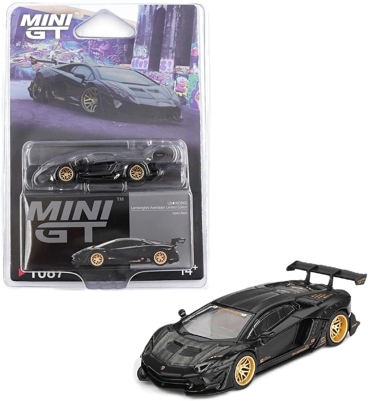 Diecast Model Car Compatible with Mini GT 1:64 Lamborghini Aventador SVJ 63 Bianco Asopo Limited Edition MGT00842