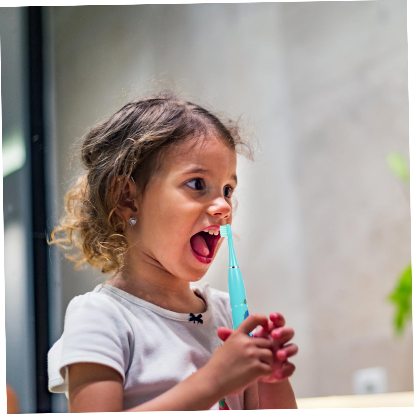 Healvian 3 Set Di Spazzolini Elettrici Per Bambini Per Ragazzi E Ragazze Con Design A Cartoni Animati Delicati Sulle Gengive Per Neonati.