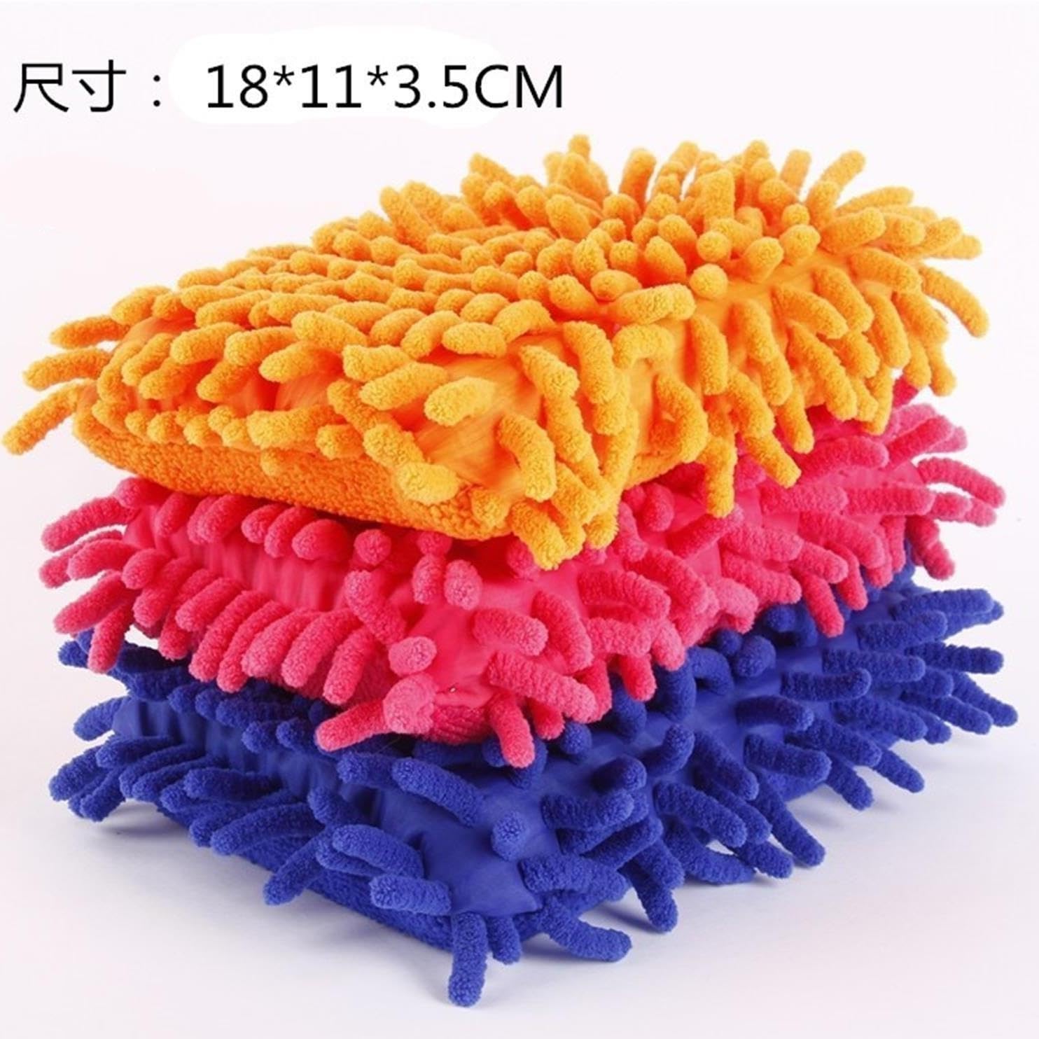 Autowaschschwamm 10 Stück Chenille Coral Fleece Autowaschschwamm
