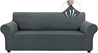 Vista 15 de Asnomy Couch Covers for 3 Cushion Couch Stretch Sofa Covers Slipcovers, Pet Protector Furniture Covers for Dogs Cats Spandex Jacquard Fabric Small