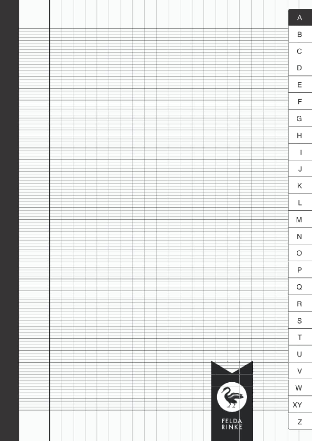 Cahier Répertoire Alphabétique A4 Grands Carreaux: 100 Pages - 50 Feuilles | Carnet de Notes