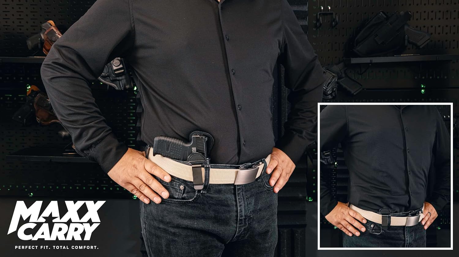 Compatible with/Replacement for IWB Tuckable Leather Gun Holster Fits: Glock 43, 43X, Walther PPS, PPS M2, Springfield XDS 3.3, Hellcat, S&W M&P 380 Shield EZ, Beretta APX Carry, Taurus PT 709 Slim