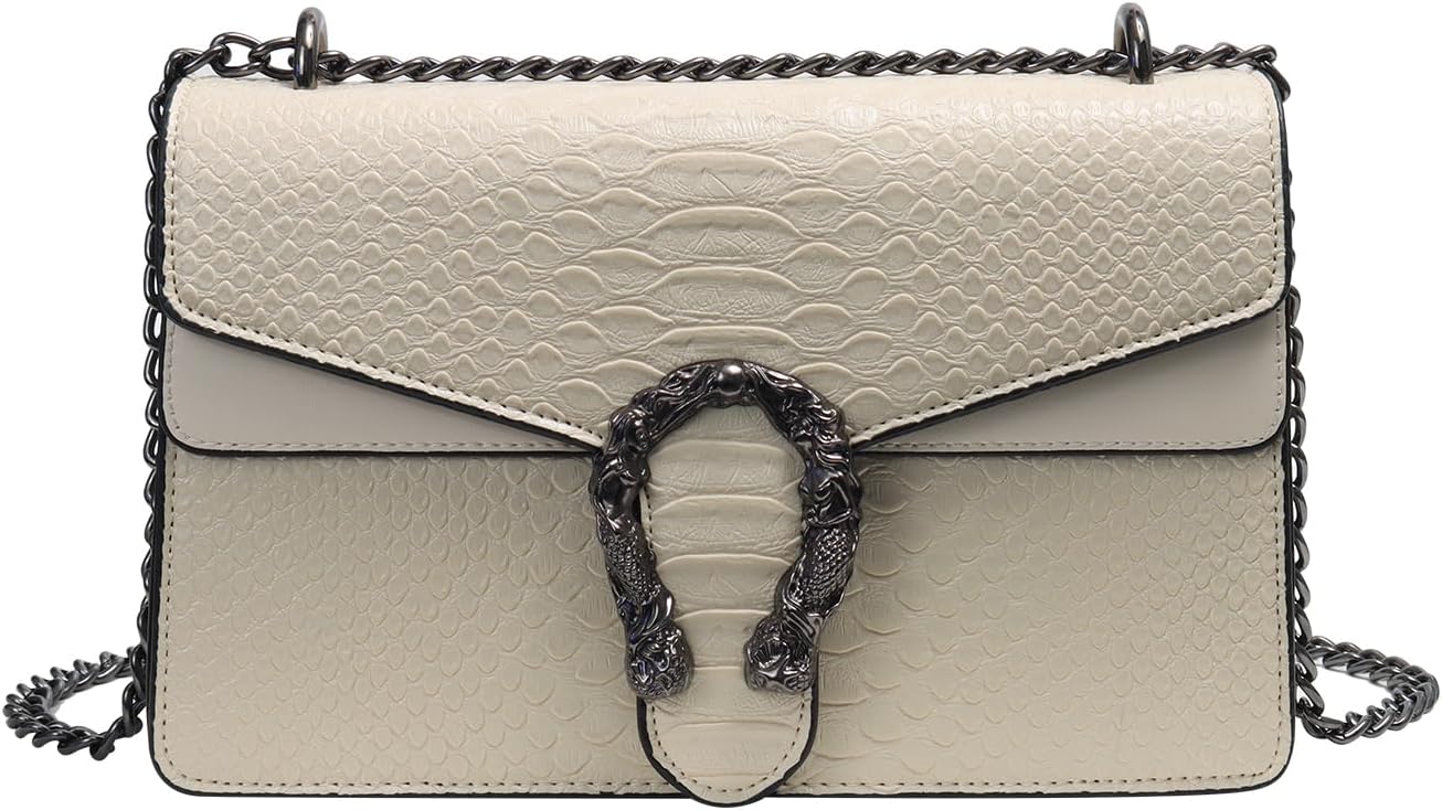 Evening Bags and Clutches for women,Chain Fashion Crossbody Bags Satchel Handbags,Cute Vegan Purses and Shoulder Bag