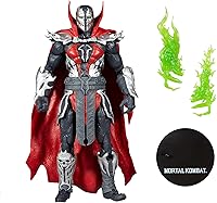 Vista 7 de McFarlane Toys Mortal Kombat Malefik Spawn Figura de acción de 7 pulgadas con accesorios