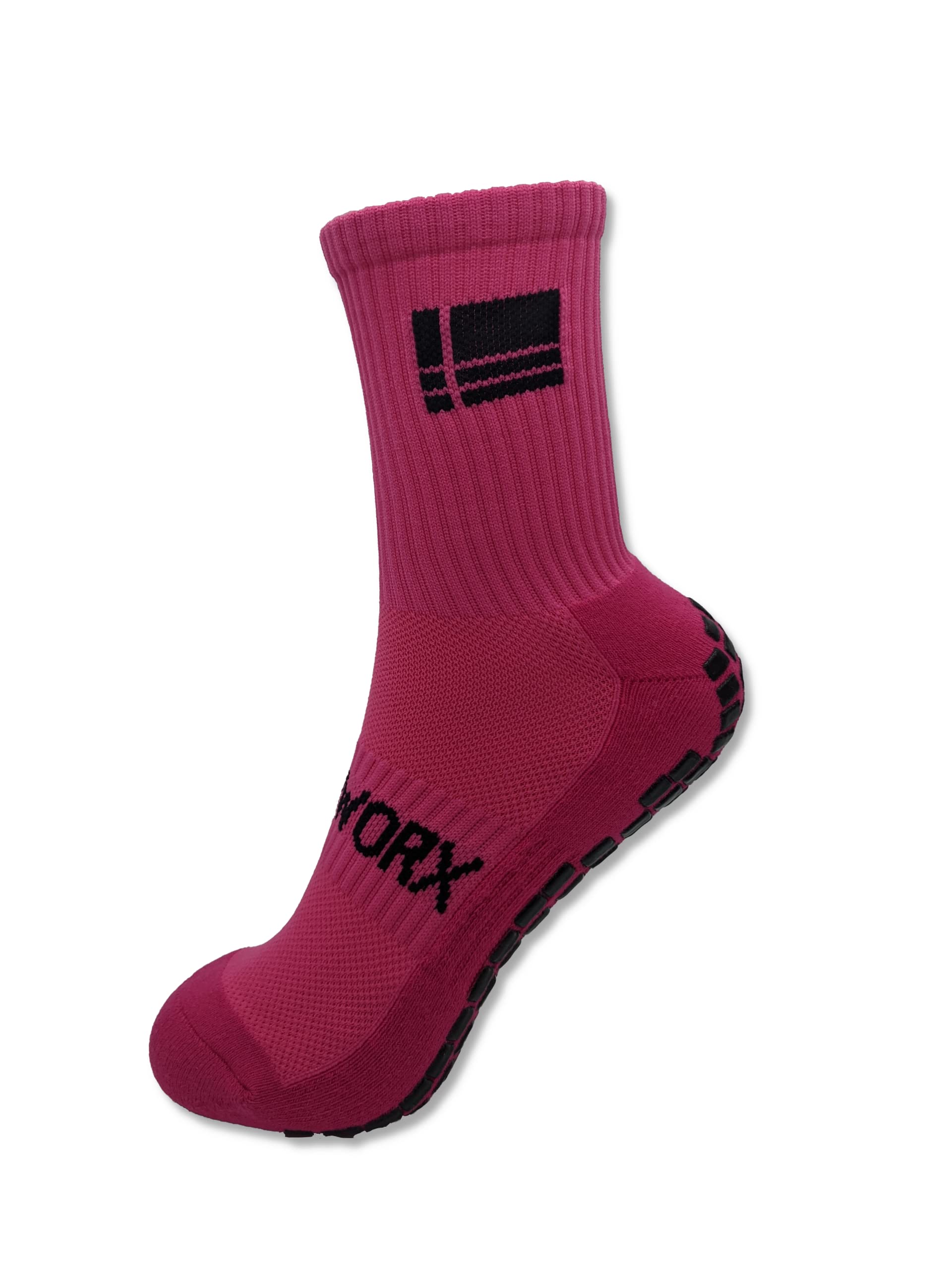 Gripworx Grip Socks Football, Soft Fabric, Breathable, Anti Blister, Non-Slip Athletic Socks for Men, Women, Tennis, Rugby