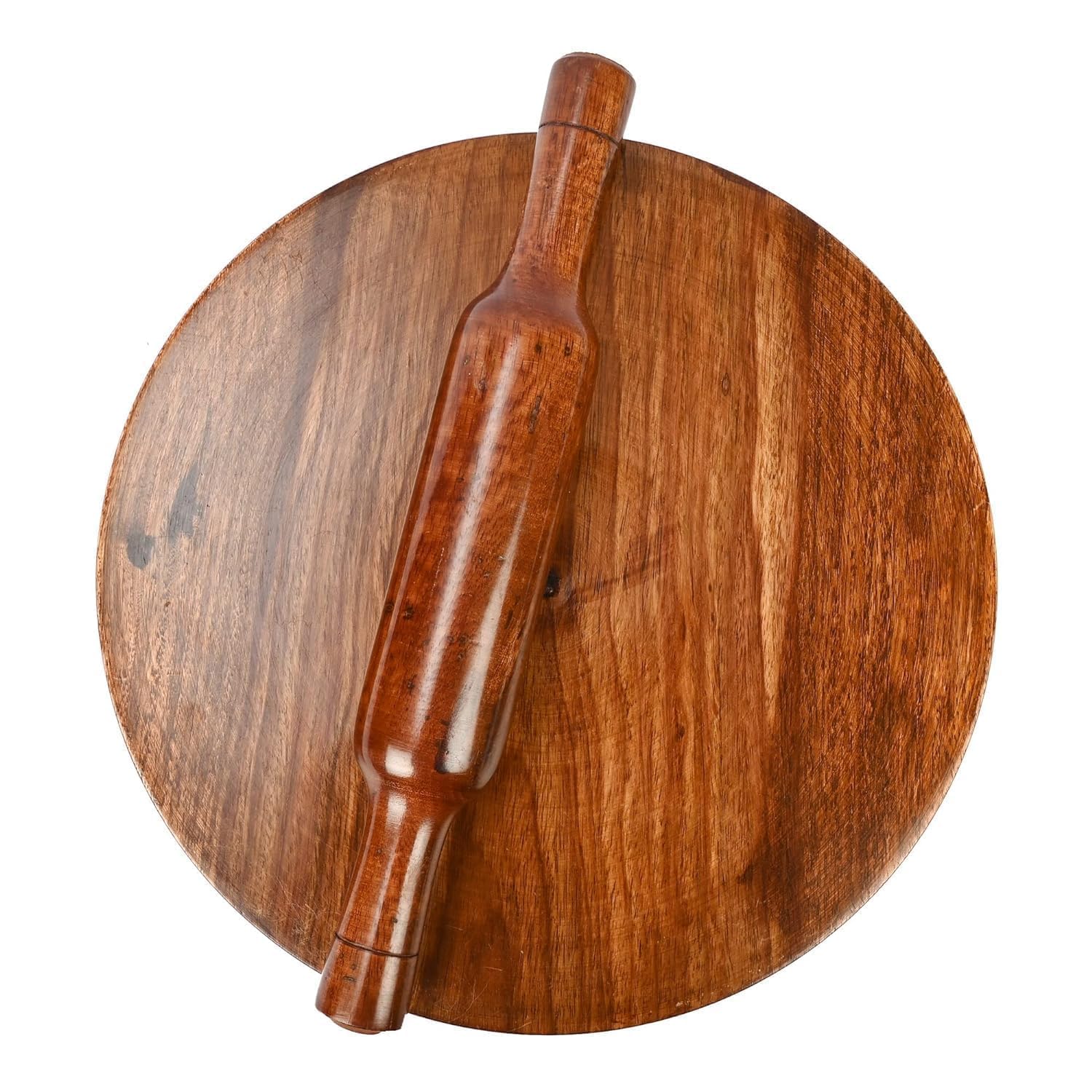 Crystal Sheesham Wooden Pure Rosewood Wooden Chakla Belan Rolling Pin Board/Roti Maker/Chakla Belan/Chapati Maker/papad (chakla 11 inch,Belan 12 inch) (B0DB8PKRKV) Amazon Price History, Amazon Price Tracker