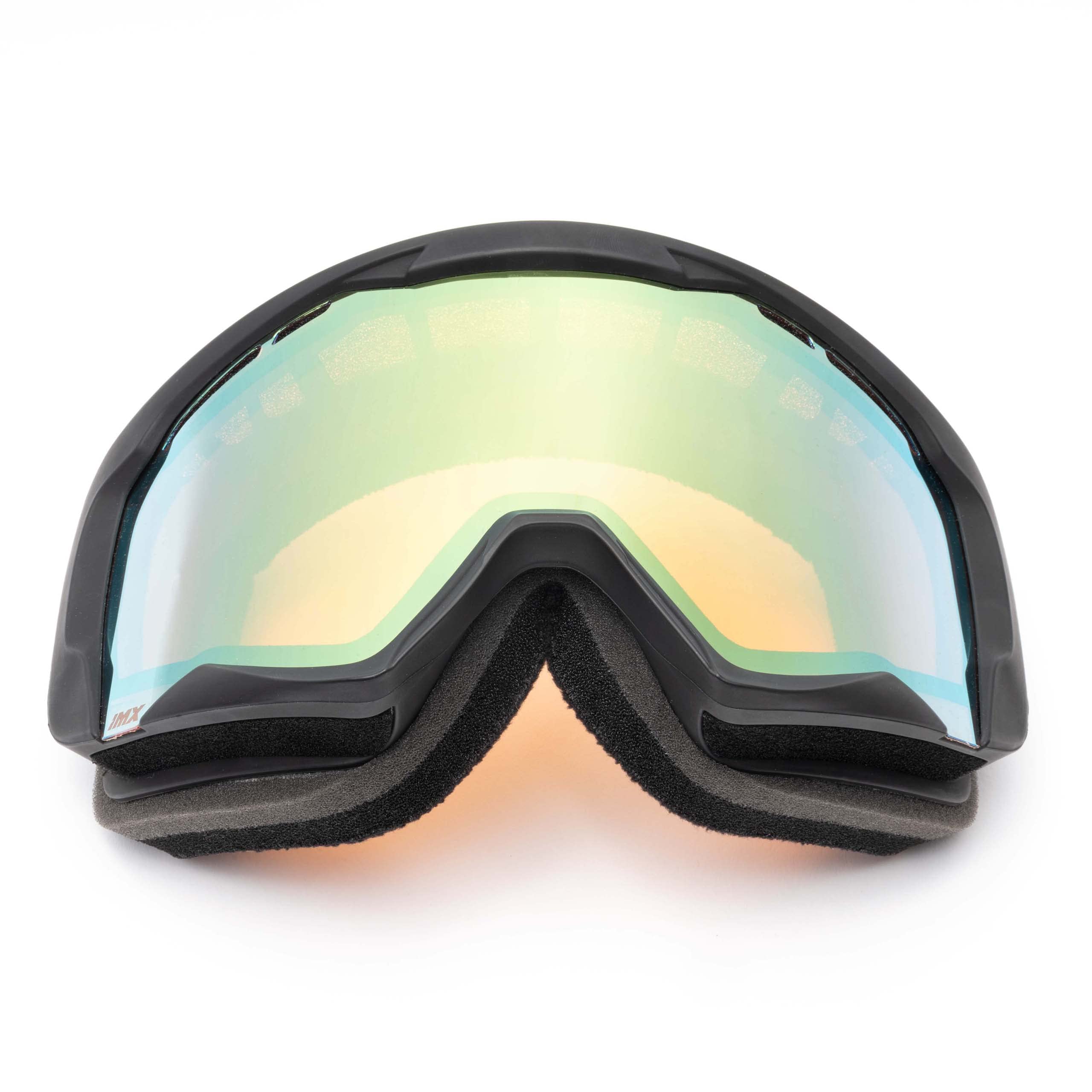 Endurance Occhiali da Bici Occhiali da Moto| Triplo Strato Spugna | Doppia Lente | Antigraffio Rivestimento Antiappannamento e UV | Cintura Larga con Stampa in Silicone