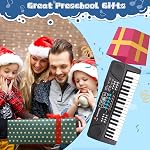 37 Keys Kid Toddler Piano Keyboard Musical Toys with Microphone