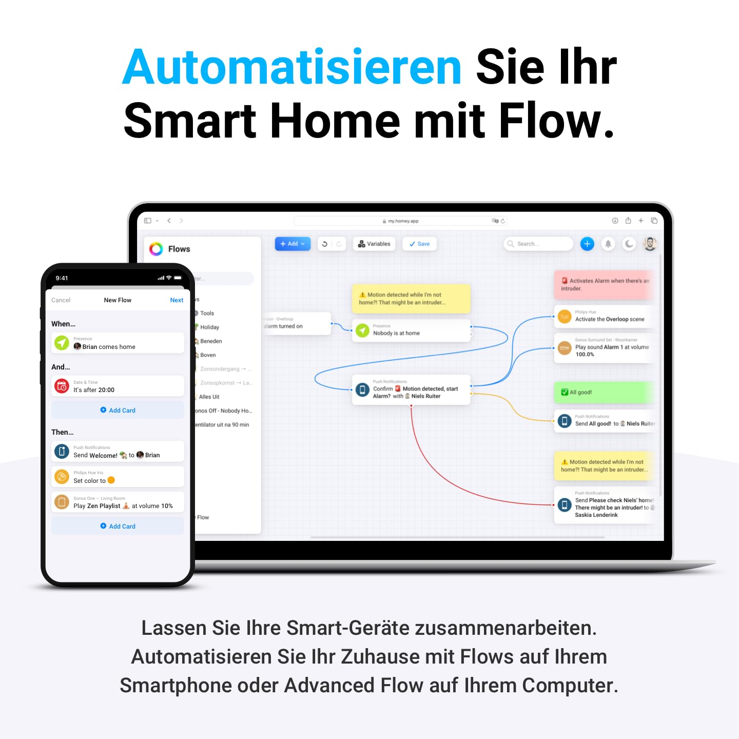 Homey Pro (2026) | Hub Inteligente para el hogar – Compatible con Z-Wave Plus, Zigbee, Wi-Fi, BLE, 433 MHz, Infrarrojos, Matter & Thread. Compatible con Siri, Alexa y Google Home.