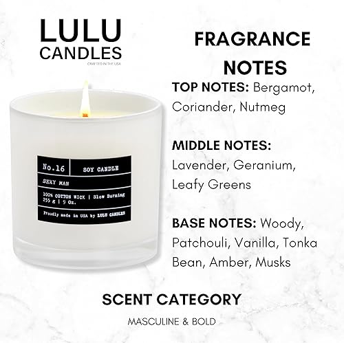 Miniatura 37 de Lulu Candles Lino fresco Vela perfumada en tarro de soja de lujo Vertida a mano en los Estados Unidos Altamente perfumada y duradera