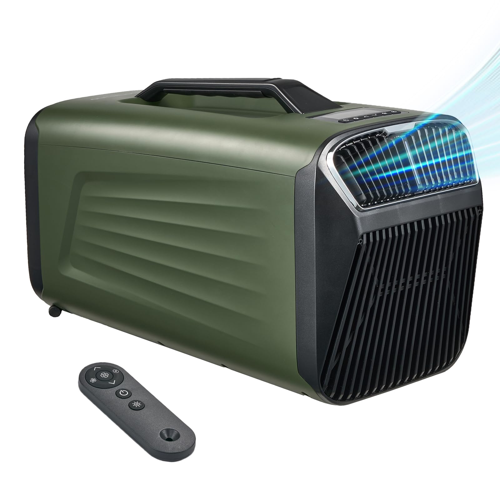 5200BTU Portable Tent Air Conditioner For Camping Outdoor and Indoor Use,Suitable For RV,Truck,Van and Car Cooling (Green)