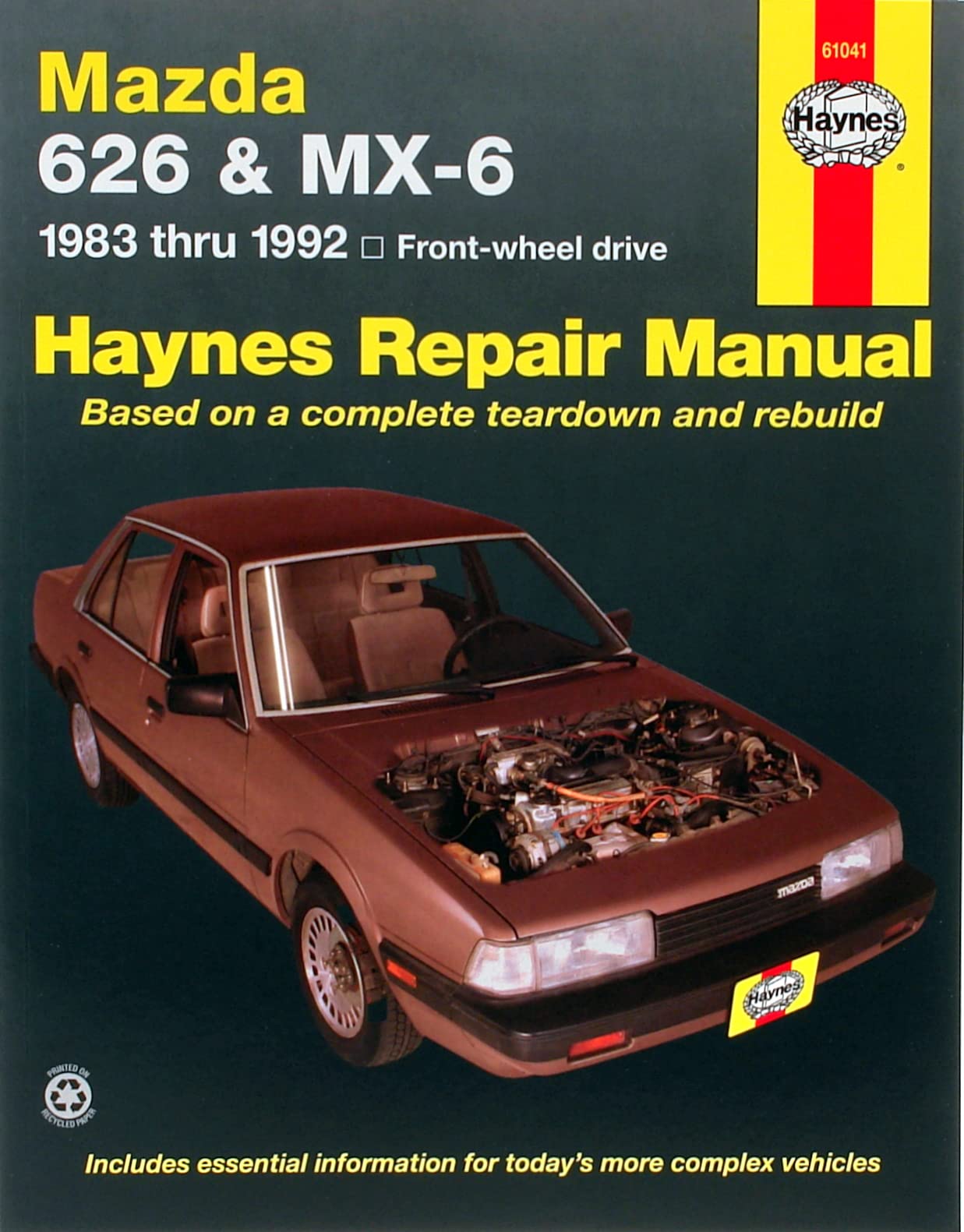 Mazda 626 And MX-6 (FWD) (83 - 92) (Haynes Manuals).by Warren, Haynes New**