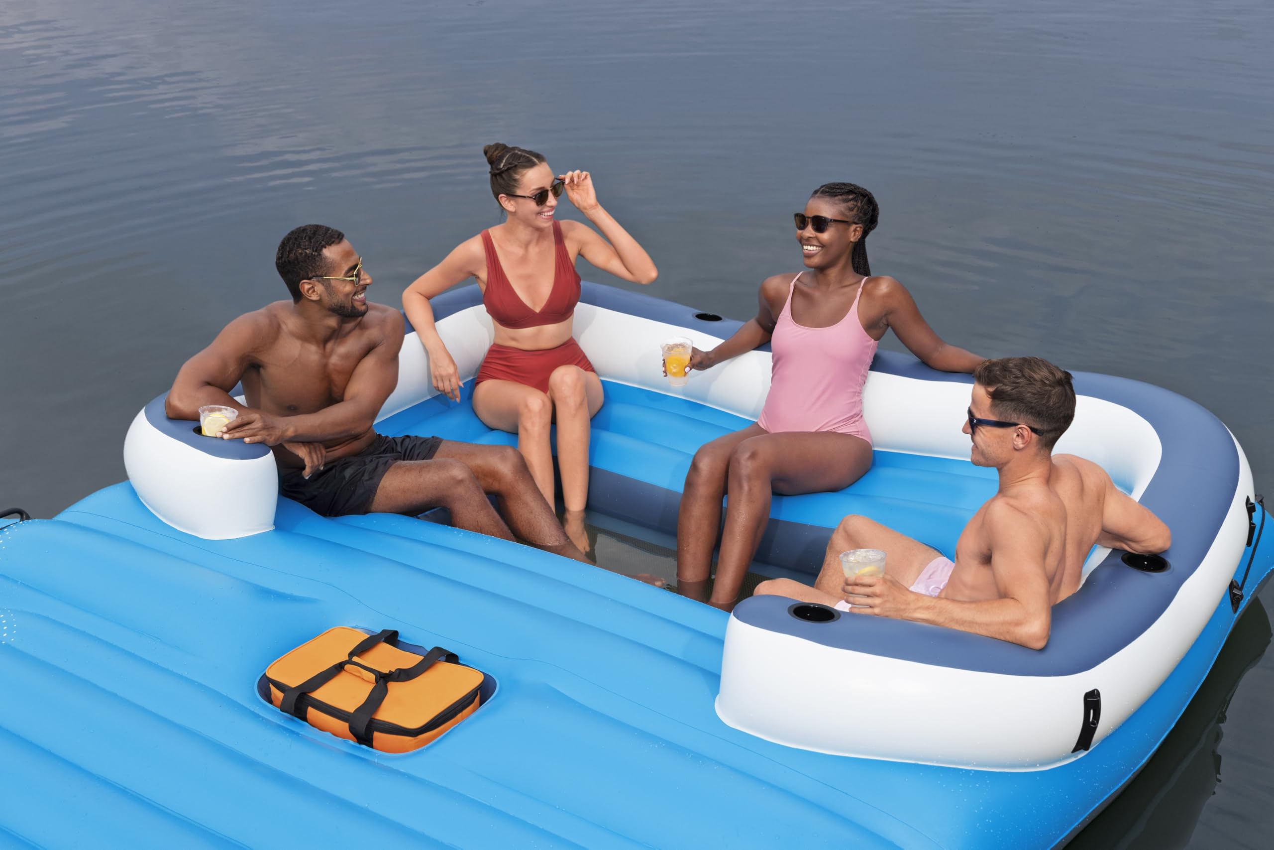 Bestway 43105 Isola gonfiabile Tropical Breeze con porta bicchieri